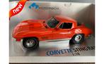 CORVETTE STINGRAY C2 MOROSO DRAG RACER IN MONACO ORANGE 1967, Hobby en Vrije tijd, Modelauto's | 1:18, Ophalen of Verzenden, Nieuw