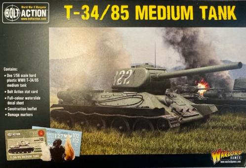 Coelianmodels, Bolt Action 40201, T 34-85, 1/56 € 22,99, Hobby en Vrije tijd, Wargaming, Nieuw, Historisch, Toebehoren, Ophalen of Verzenden