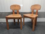 RAINER DAUMILLER Vintage 2 massief grenen houten stoelen, Huis en Inrichting, Stoelen, Ophalen, Gebruikt, Twee, Overige kleuren