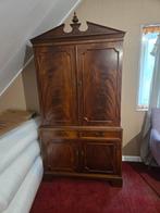 Antieke Mahoney Houten Kast, Huis en Inrichting, 100 tot 150 cm, Ophalen of Verzenden, Zo goed als nieuw, Engelse