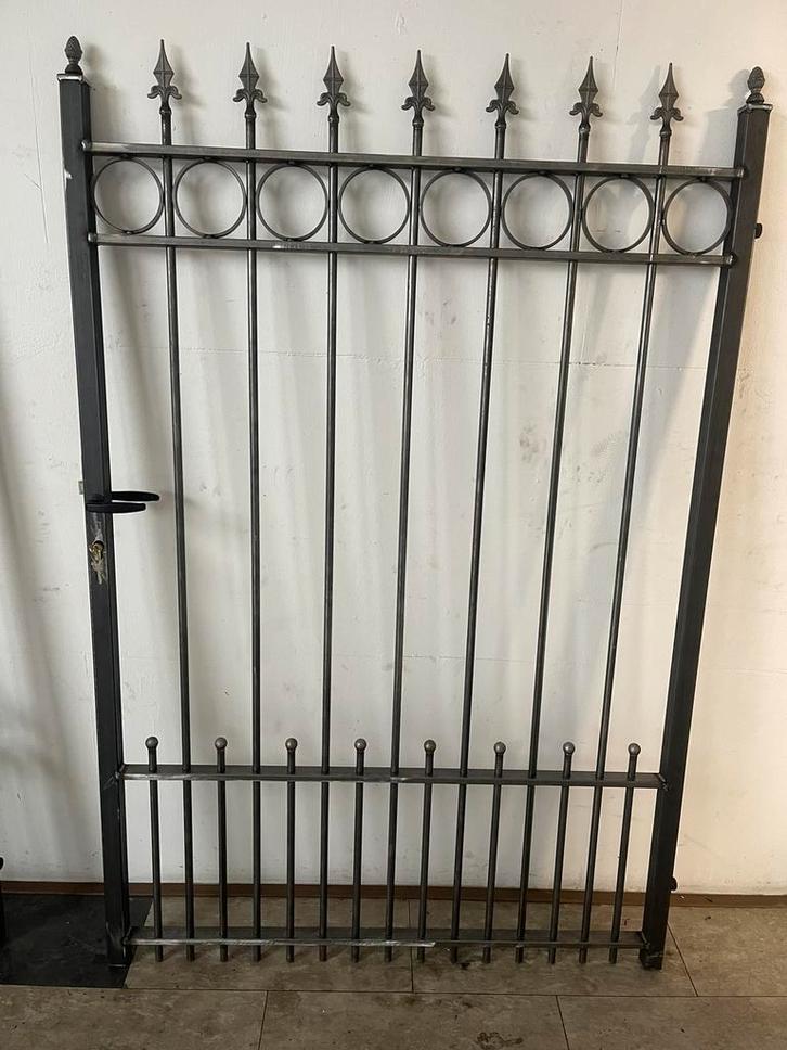 Tuinpoort 1.20 breed 2 meter hoog, Tuin en Terras, Tuinhekken en Hekwerk, Nieuw, Sierhekwerk, IJzer, Ophalen of Verzenden