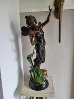 LAAGSTE AANBOD Bronzen beeld Vlindervrouw, Antiek en Kunst, Kunst | Beelden en Houtsnijwerken, Verzenden