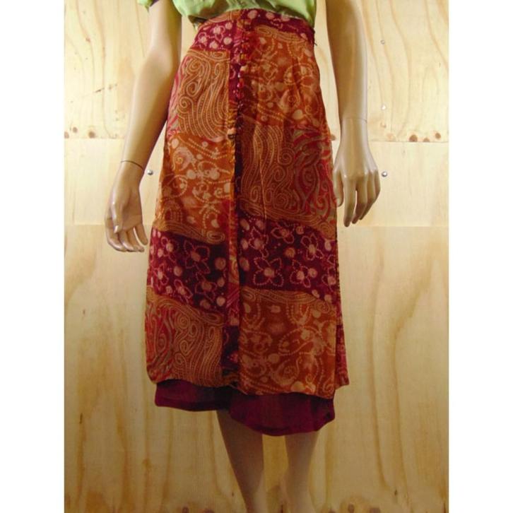 Boho / Hippie Rok maat S / M | 1004, Kleding | Dames, Rokken, Zo goed als nieuw, Maat 36 (S), Rood, Onder de knie, Verzenden