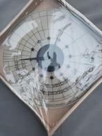 De Bijenkorf Glazen Hangklok - Limited Edition, Huis en Inrichting, Ophalen of Verzenden, Nieuw, Analoog, Wandklok