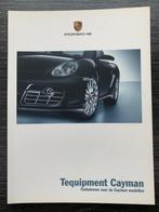 Brochure Porsche Cayman 987 Tequipment 2007 Nederlands, Boeken, Nieuw, Porsche, Ophalen of Verzenden, Porsche