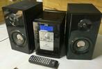 Jvc stereo set ux-g120 met philips speakers en afstandsbed., Audio, Tv en Foto, Stereo-sets, Cd-speler, Gebruikt, Ophalen of Verzenden