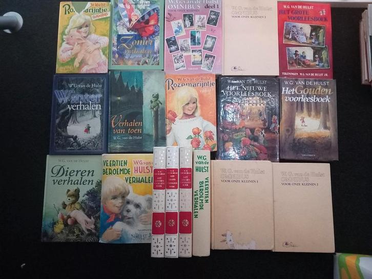 W G van de Hulst  omnibussen  nostalgie, Boeken, Kinderboeken | Jeugd | onder 10 jaar, Zo goed als nieuw, Fictie algemeen, Ophalen of Verzenden