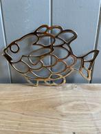 Vintage messing vis onderzetter  1960s  midcentury   🐠, Antiek en Kunst, Antiek | Koper en Brons, Ophalen of Verzenden, Koper