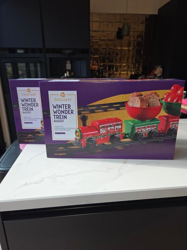 2x Winter Wonder trein van AH, Diversen, Kerst, Ophalen of Verzenden