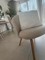 Beige fauteuil, Huis en Inrichting, Fauteuils, Ophalen, Zo goed als nieuw, 75 tot 100 cm, 50 tot 75 cm