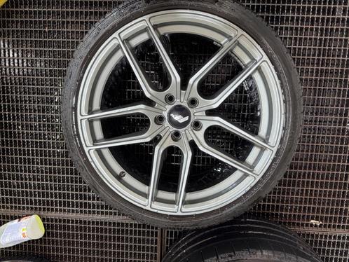 JR Breedset 19 inch velgen met banden., Auto-onderdelen, Banden en Velgen, Band(en), Zomerbanden, 19 inch, 225 mm, Personenwagen