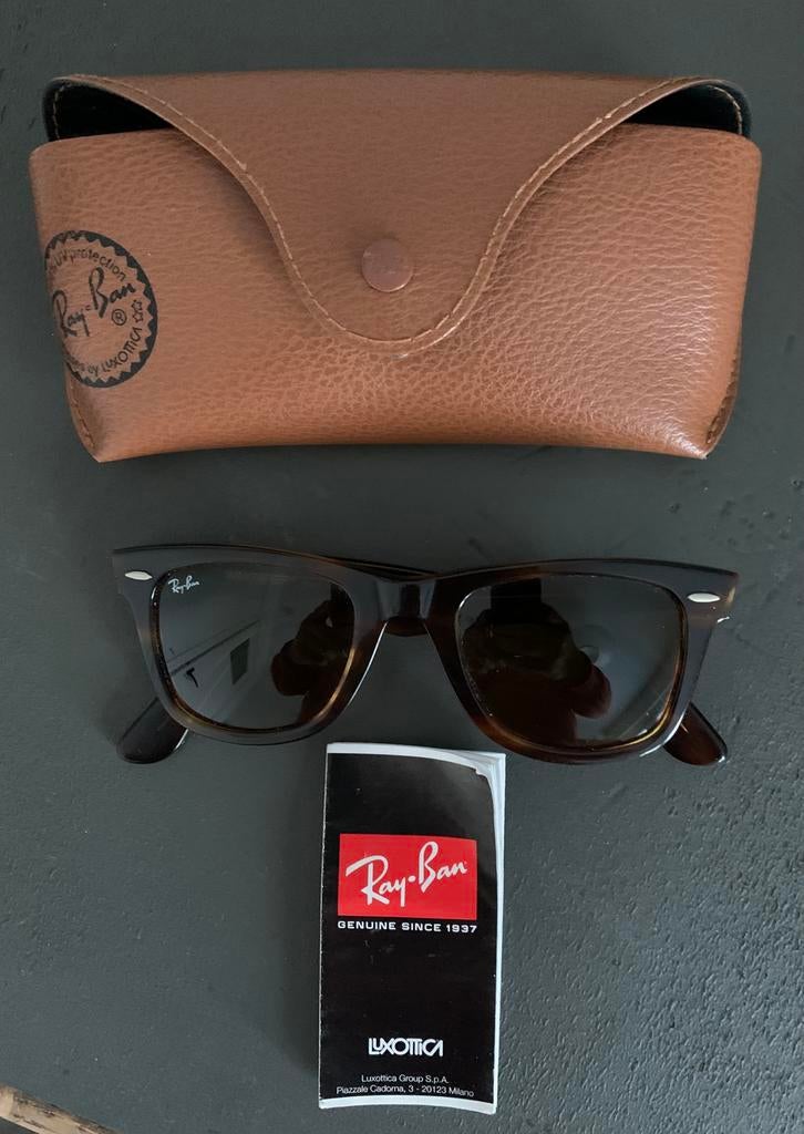 Zonnebril originele vintage wayfarer Ray-Ban oude heren bril, Ophalen of Verzenden, Zo goed als nieuw, Ray-Ban