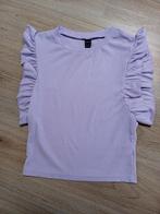 Shein cropped top lila S, Ophalen of Verzenden, Zo goed als nieuw, Paars, Zonder mouw