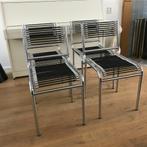 IZGS Set 4 René Herbst Sandows Sandow chair 101 design stoel, Huis en Inrichting, Stoelen, Ophalen, Zwart, Zo goed als nieuw, Nvt