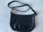 Longchamp schoudertas/crossbody, zwart, leer, opknapper, Overige merken, Gebruikt, Verzenden, Zwart