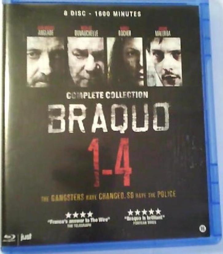 Braquo - Complete Series (8 BLU RAY BOX, NL Ondertiteling!), Cd's en Dvd's, Blu-ray, Zo goed als nieuw, Thrillers en Misdaad, Boxset