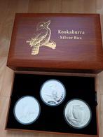 Zilveren Kg Kookaburra munten van 1993-2006 va 995,-eu, Ophalen of Verzenden, Zilver