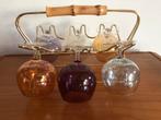 Rekje met 6 glazen. Jaren ‘50., Ophalen of Verzenden