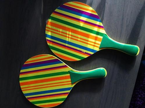 Beachbal tennisset. Speelgoed., Kinderen en Baby's, Speelgoed | Buiten | Los speelgoed, Zo goed als nieuw, Ophalen of Verzenden