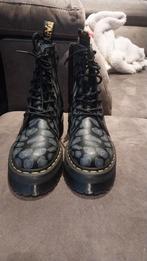 Nieuwe Dr Martens zwarte met vette luipaard/skull print, Zwart, Lage of Enkellaarzen, Nieuw, Ophalen of Verzenden