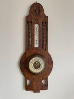 Orginele Lufft Barometer met thermometer in houten lijst, Audio, Tv en Foto, Weerstations en Barometers, Ophalen