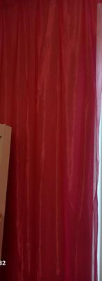 vitrage roze/rood 400 cm breed x 300 cm lang, Huis en Inrichting, Stoffering | Gordijnen en Lamellen, Ophalen, 200 cm of meer