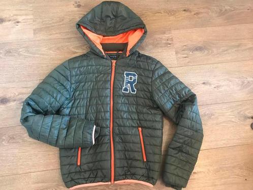 Retour jas tussenjas groen legergroen oranje 11/12 speeljas, Kinderen en Baby's, Kinderkleding | Maat 146, Gebruikt, Jongen of Meisje