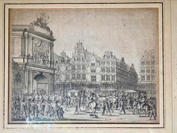 Ets van Salomon Saverij (of Savery) - 17de eeuw beschikbaar voor biedingen