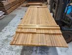 Planken- latten 18x90 / geborsteld / thermowood nr: tp222, Ophalen, Nieuw, 250 cm of meer, Planken