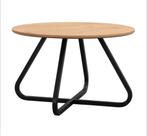 Brigitte ronde eettafel - naturel/zwart - 120cm, Huis en Inrichting, Rond, Nieuw, 75 cm of meer, Modern