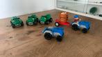 Traktor met aanhanger en groene auto’s, Kinderen en Baby's, Speelgoed | Duplo en Lego, Ophalen, Zo goed als nieuw, Losse stenen