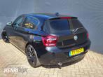BMW 1-serie 116d High Executive Automaat / LMV / PDC / Navi, Euro 5, Zwart, 4 cilinders, 116 pk