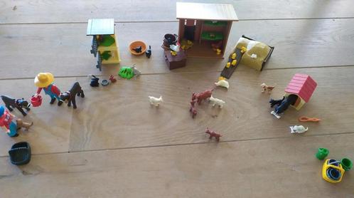 Playmobil kippenren, hondenhok, geiten, konijnenhok, koeien, Kinderen en Baby's, Speelgoed | Playmobil, Zo goed als nieuw, Ophalen