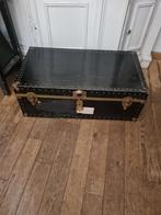 Antieke vol houten hutkoffer / opbergkist /salontafel  90x50, Ophalen