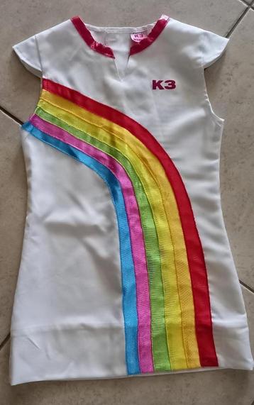 verkleedkleedje K3 Regenboog Kleedje 3 -6 j 