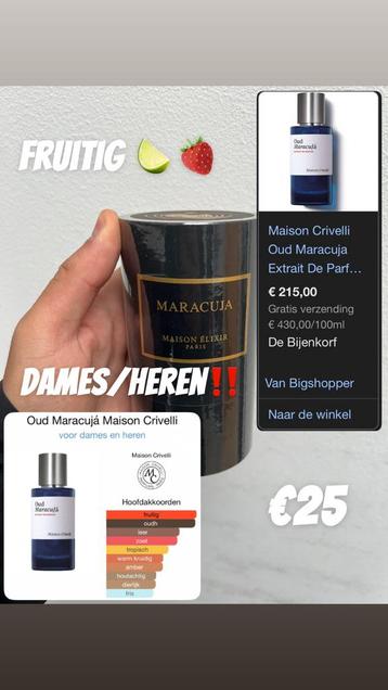 Maracuja - Maison Crivelli Oud Maracuja beschikbaar voor biedingen