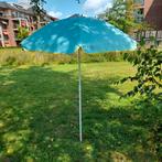 Vrolijk gekleurde Strandparasol met hoes, Tuin en Terras, Parasols, Ophalen, Zo goed als nieuw, 1 tot 2 meter, Stokparasol