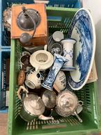 3 kratten vol met snuisterijen vintage, Antiek en Kunst, Antiek | Keramiek en Aardewerk, Ophalen