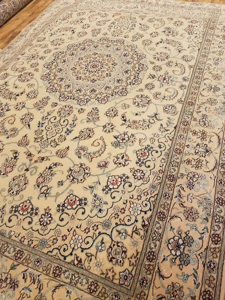 Perzisch Tapijt Nain 9la met zijde Maat.2.00x3.00, Huis en Inrichting, Stoffering | Tapijten en Kleden, Nieuw, 150 tot 200 cm