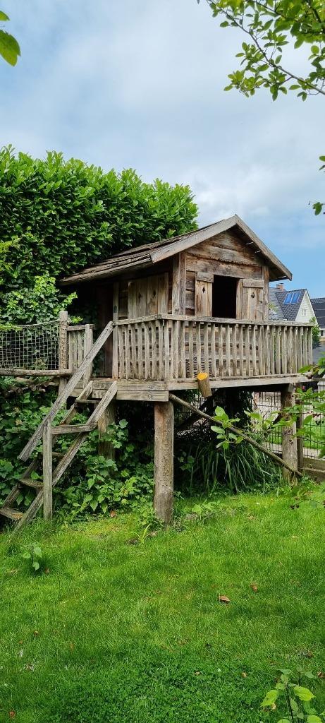 Boomhut, Kinderen en Baby's, Speelgoed | Buiten | Speeltoestellen, Gebruikt, Loopbrug, Ophalen
