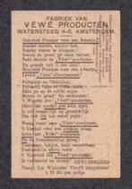 Schellerhau Erzgebirge Duitsland DDR Reclame Vewe Amsterdam., Ophalen of Verzenden, Voor 1920, Ongelopen, Duitsland