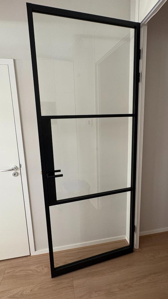 Gewoon Gers Deur (Zwartgrijs)(De Blaak)(230.1cm x 92.4cm), Doe-het-zelf en Verbouw, Deuren en Horren, Zo goed als nieuw, Binnendeur