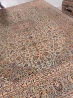 Vintage handgeknoopt perzisch tapijt kashan 445x313, 200 cm of meer, 200 cm of meer, Gebruikt, Rechthoekig