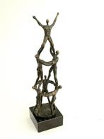 "Samen voor succes" Ger van Tankeren, Sculptuur brons., Antiek en Kunst, Ophalen of Verzenden