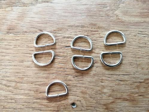 D-ringen 20 mm zilverkleurig, 7 stuks, Hobby en Vrije tijd, Knutselen, Nieuw, Materiaal, Ophalen of Verzenden
