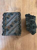Batikstempel, Ophalen of Verzenden, Zo goed als nieuw, Houten stempel