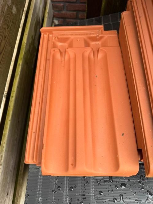 Te koop vlakke mulden dakpan, Doe-het-zelf en Verbouw, Dakpannen en Dakbedekking, Nieuw, Dakpannen, Steen of Klei, Rood, 15 m² of meer