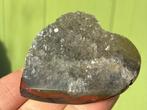 Agaat hart met druzy kristallen mineralen 10, Ophalen of Verzenden, Mineraal