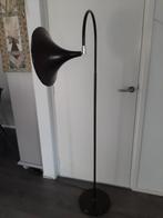 Retro Bruine Staande Schemerlamp, Huis en Inrichting, Ophalen of Verzenden