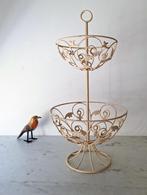 Brocante  fruitmand - etagere, Ophalen of Verzenden